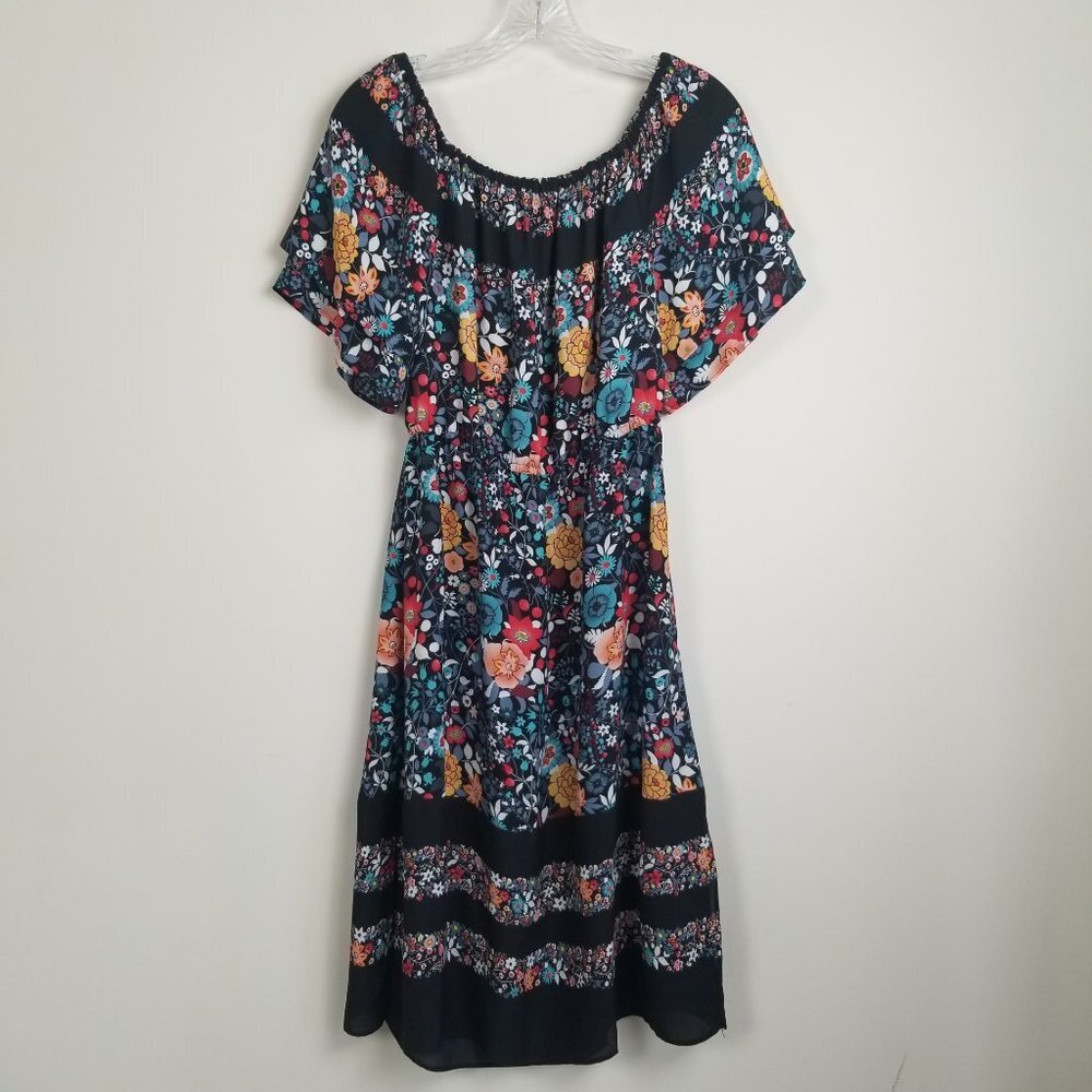 LOFT Floral Dress XS - Picture 5 of 6